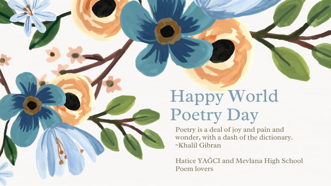 The Dwellers of Poem Land projesinde önemli günler ve kutlamaları